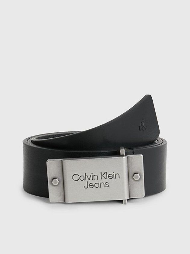 Calvin Klein USA Leather Mens Belt Black 7301849-IW